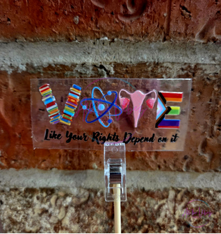 Vote Like Your Rights Depend On It UV Vinyl Sticker