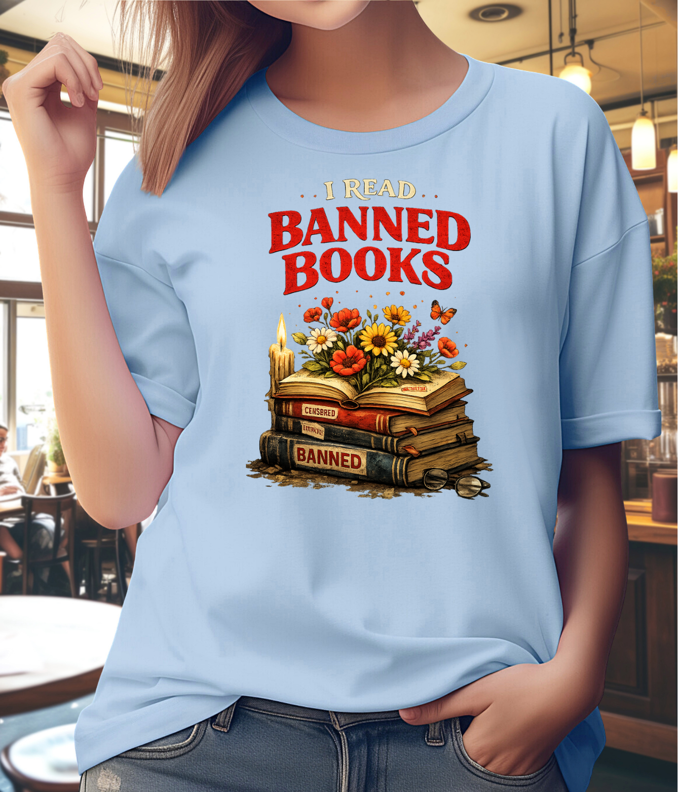 I READ BANNED BOOKS T-shirt