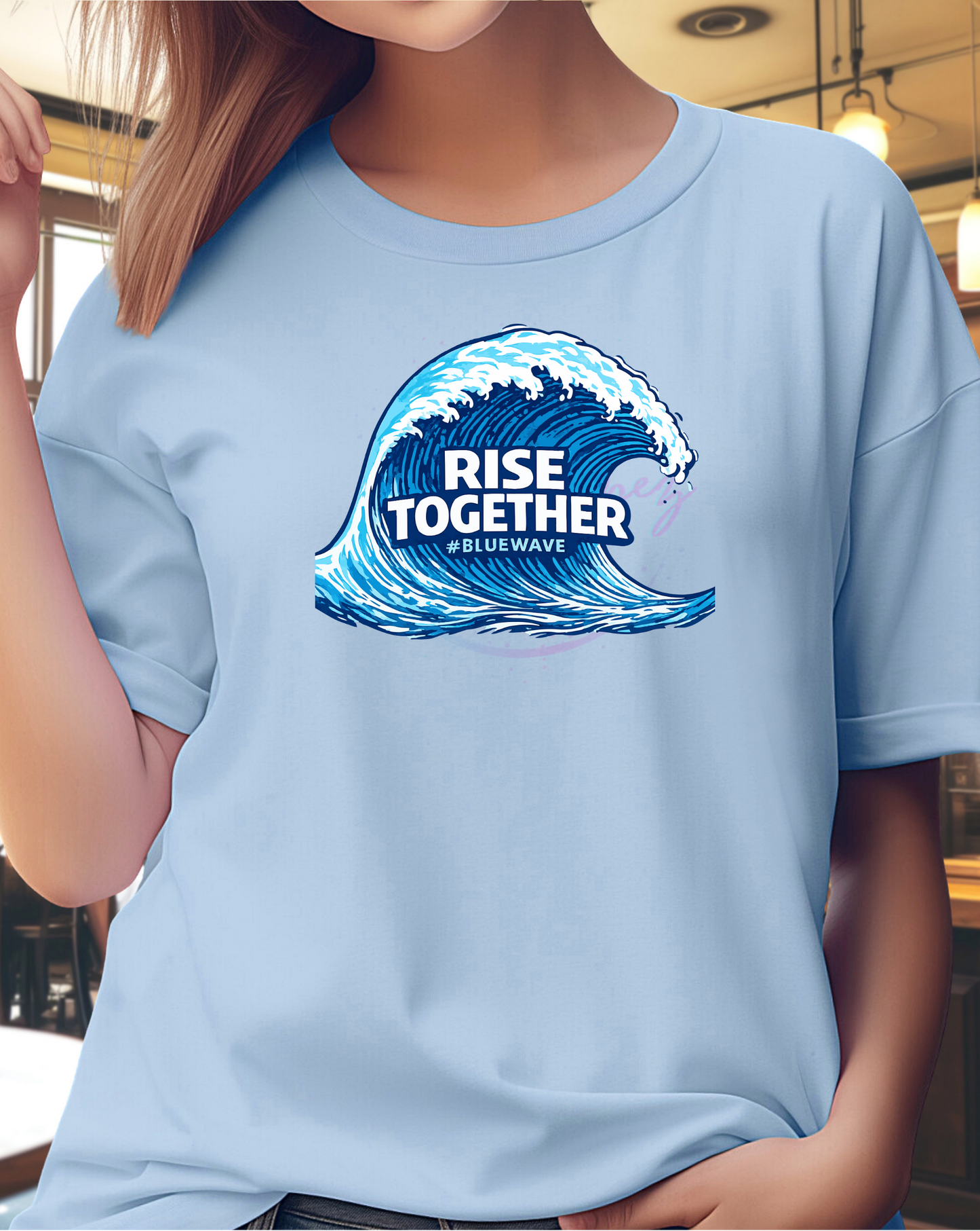 Rise Together- Blue Wave T-shirt