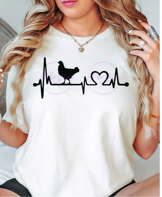 Chicken Heartbeat T-Shirt