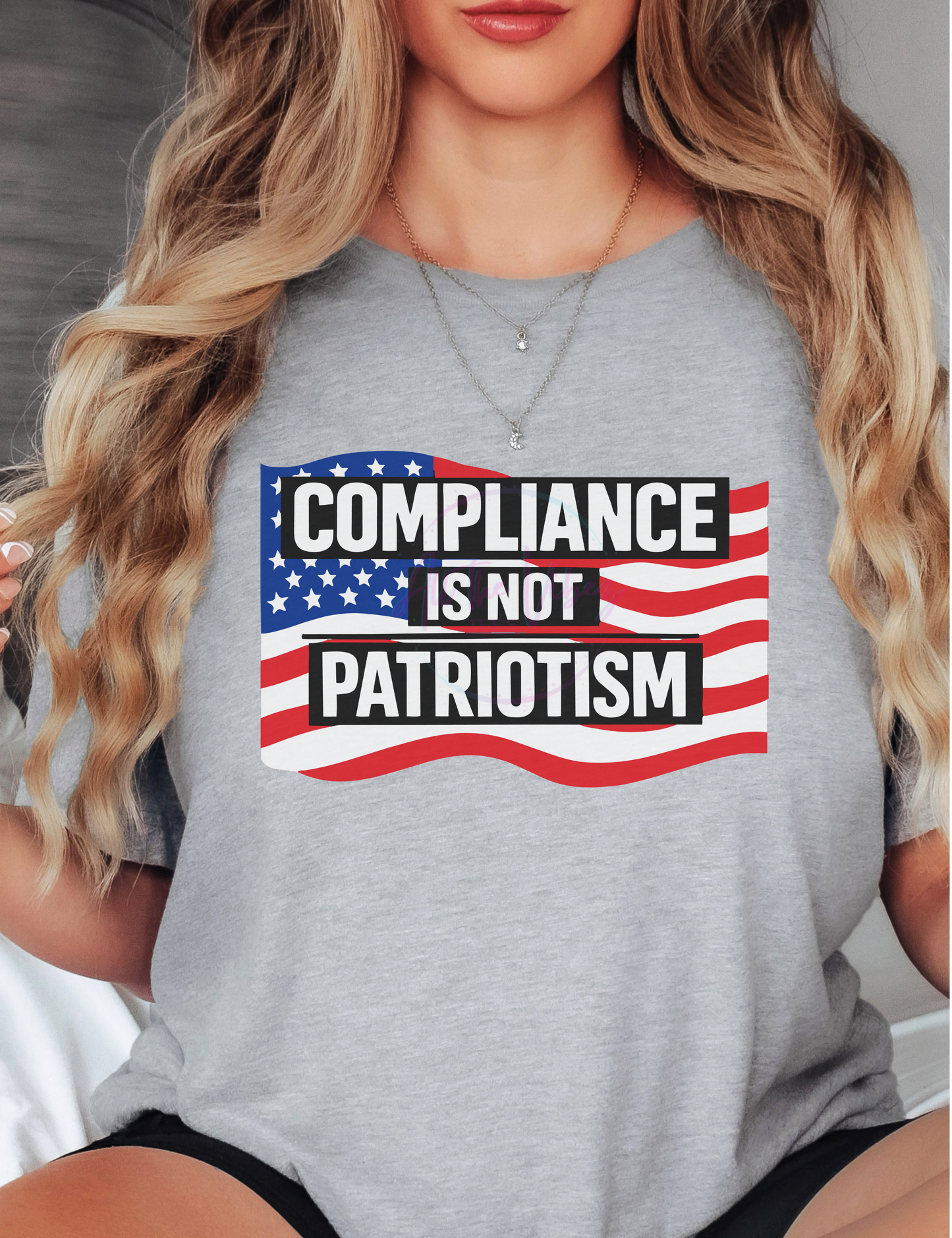 compliance is not patriotism shirt freedom statement tee