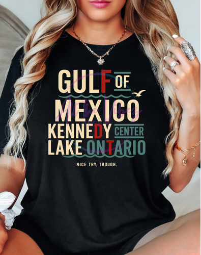 FDT Gulf of Mexico, Gulf of America, Lake Ontario Shirt | Political Humor Tee