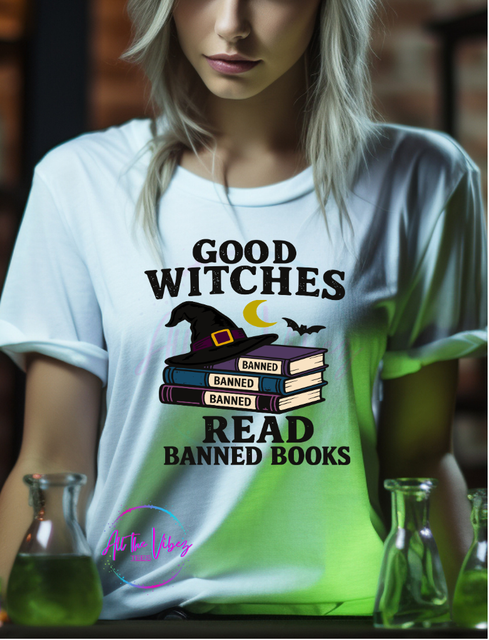 Good Witches Read Banned Books Shirt | Banned Books Tee