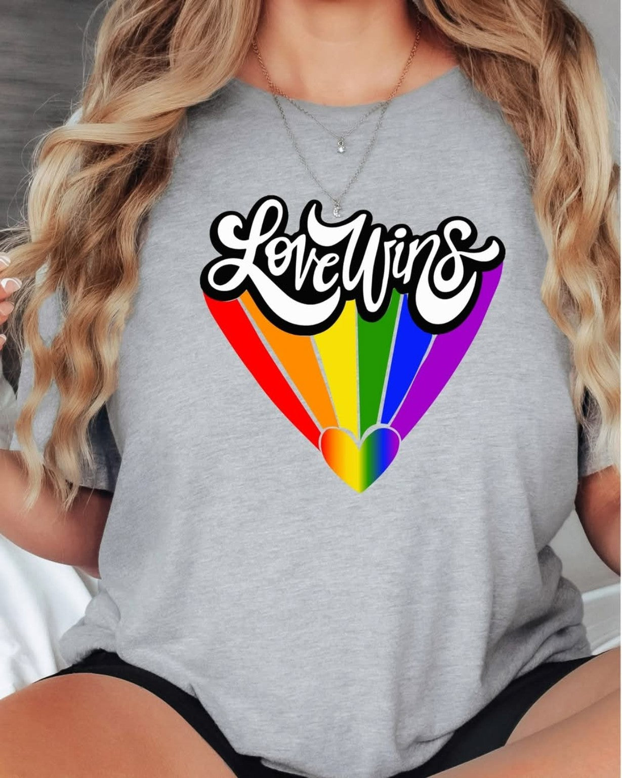 love wins shirt rainbow pride graphic tee