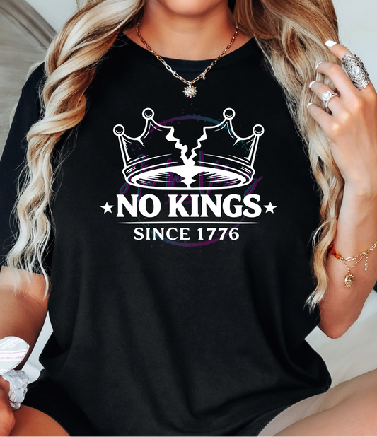No Kings Since 1776 Shirt | Anti-Authoritarian Patriotic Shirt