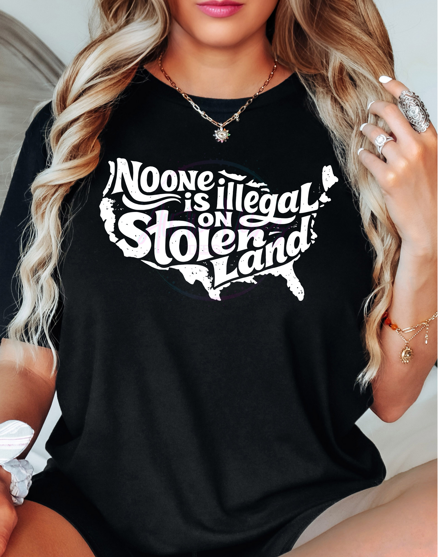 no one is illegal shirt human rights graphic tee