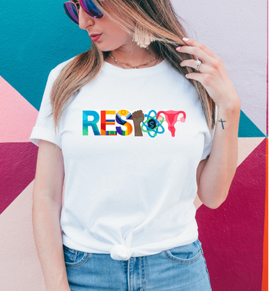resist shirt equality social justice statement graphic tee