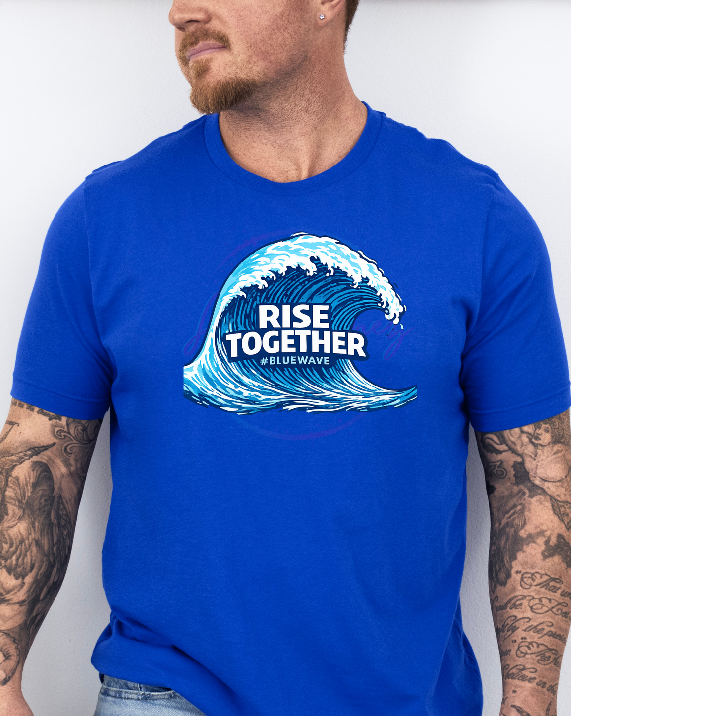 Rise Together- Blue Wave T-shirt