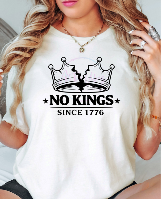 No Kings Since 1776 Shirt | Anti-Authoritarian Patriotic Shirt